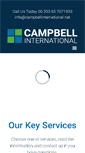 Mobile Screenshot of campbellinternational.net